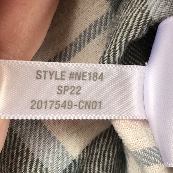 MADEWELL Womens Button Down Plaid Boxy Short Sleeve Shirt Size Small - Picture 13 of 15